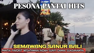 MENGINTIP CAFE CAFE CANTIK TONGKRONGAN FAVORIT BULE DI PANTAI SEMAWANG SANUR BALI.