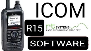 ICOM IC-R15  RT SYSTEMS SOFTWARE