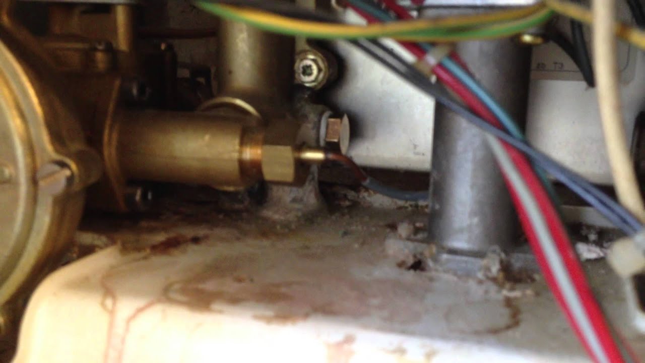 Main Combi 24 HE water stop dripping from inside out after repair YouTube