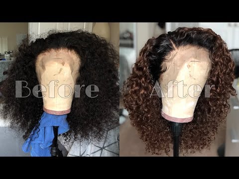 HOW TO DYE YOUR WEAVE CHOCOLATE BROWN