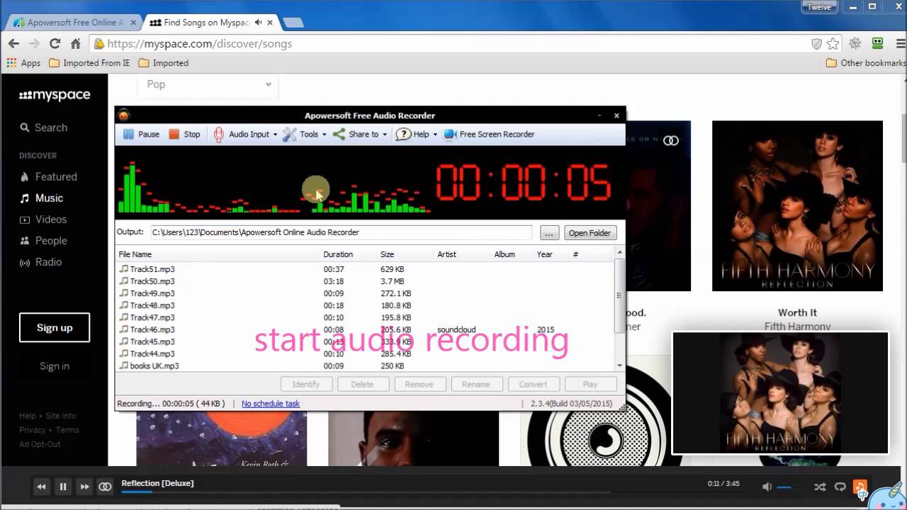 Myspace to MP3 – 2 Free and Effective Methods to Download and Convert Myspace Music Video to MP3 myspace to mp3 converter free download