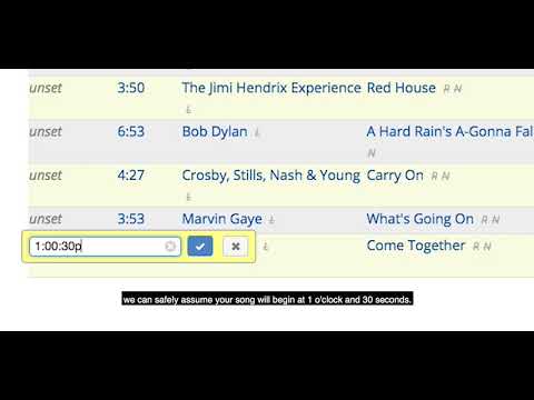 Using Spinitron for Recorded Shows