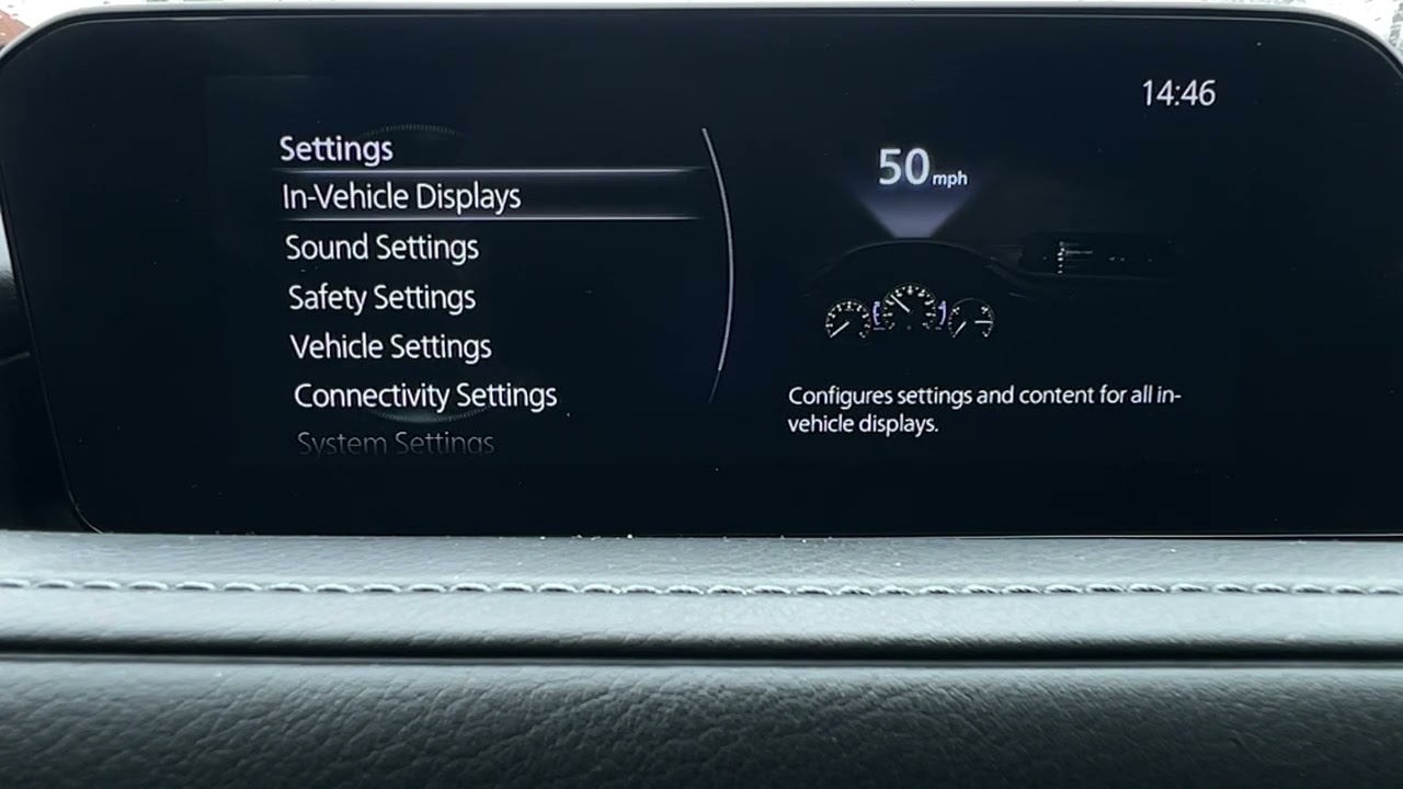 Mazda CX-30 – How to Change Display Brightness and Contrast - YouTube