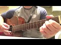 How to play turn the page by dave fenley and bob seger guitar tutorial