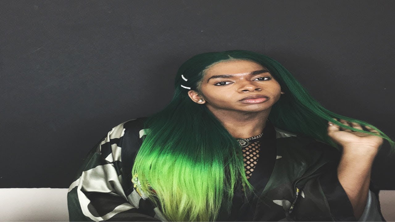 HOW I GOT MY GREEN OMBRE HAIR TUTORIAL | WATERCOLOR METHOD | BOHO EXOTIC STUDIO