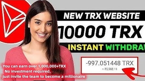 NEW TRX MINING WEBSITE | NEW TRON MINING WEBSITE | BEST MINING SITE | TRX - TRON  SITE TODAY 2022