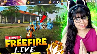 🔴FREE FIRE LIVE WITH RIYA AND 1 VS 4 GUILD TEST😎 #classyff #fflive #freefire #girlgamer screenshot 1