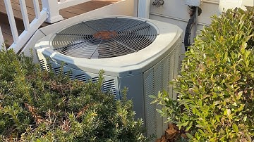 2012 Trane XB13 heat pump running in heat mode