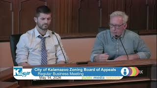 City of Kalamazoo - Zoning Board of Appeals - May 14, 2026 Zoning Board of Appeals