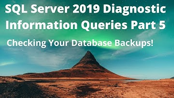 SQL Server Diagnostic Queries - Part 5