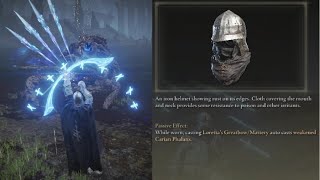 Elden Ring Mod: an item effect that makes Lorettas Mastery auto casts Carian Phalanx when shot