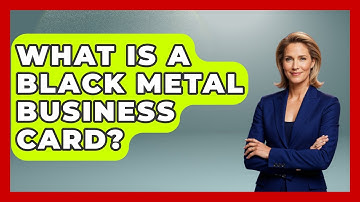 What Is A Black Metal Business Card? - Graphic Design Nerd