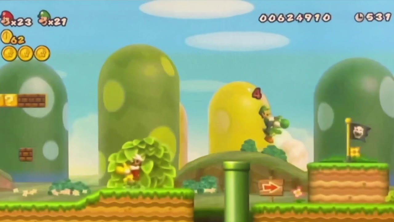 mondo 1-3 PASSAGGIO SEGRETO Super Mario Bros. Wii