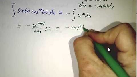 Integrating products of sines and cosines I