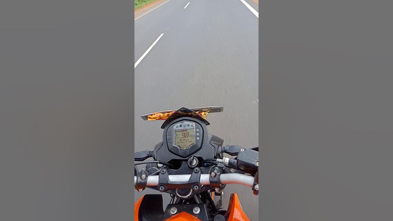 Ktm duke 125 top speed on supar high way... YouTube