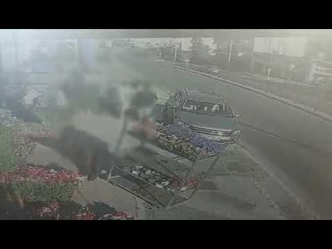Βίντεο - ντοκουμέντο με το λευκό βαν λίγο μετά τη μαφιόζικη επίθεση σε βενζινάδικο στον Γέρακα