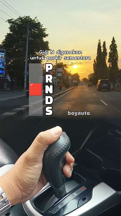 Mobil matic lebih mudah dibandingkan mobil manual