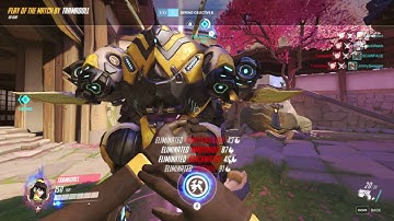 Overwatch - Solo Team Kill by D.VA