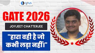 GATE Biotechnology Topper Interview 2026 (BT) | Joyjeet Chatterjee | IFAS