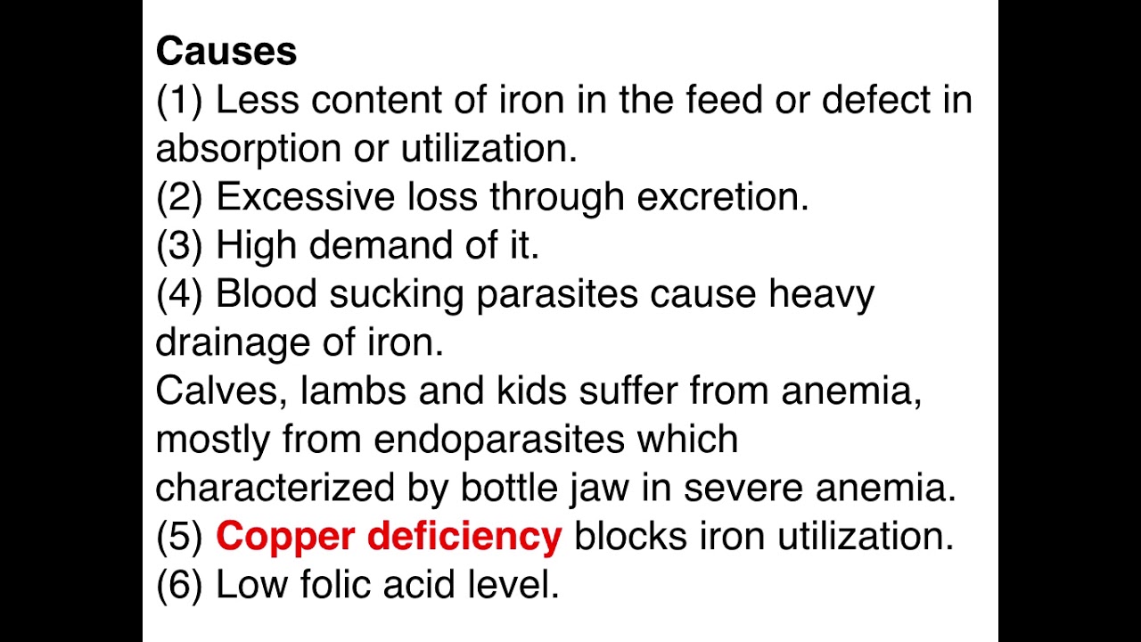 14 Deficiency of trace elements YouTube