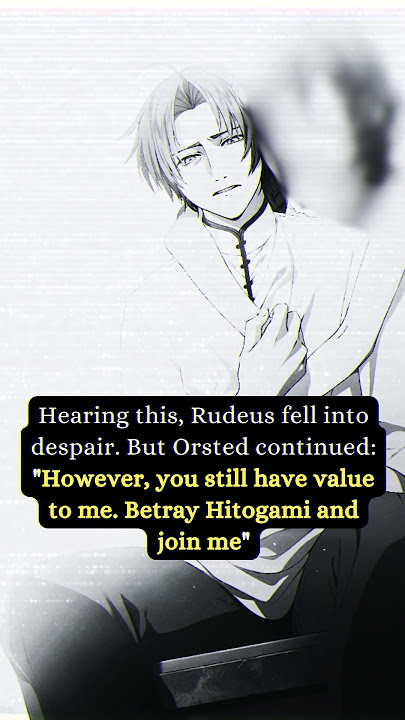 The Day Rudeus and Orsted Became Allies || Mushoku Tensei || #shorts