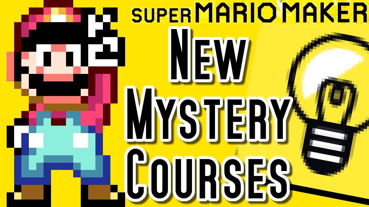 Super Mario Maker TOP 15 New MYSTERY Courses with Secrets (Wii U)