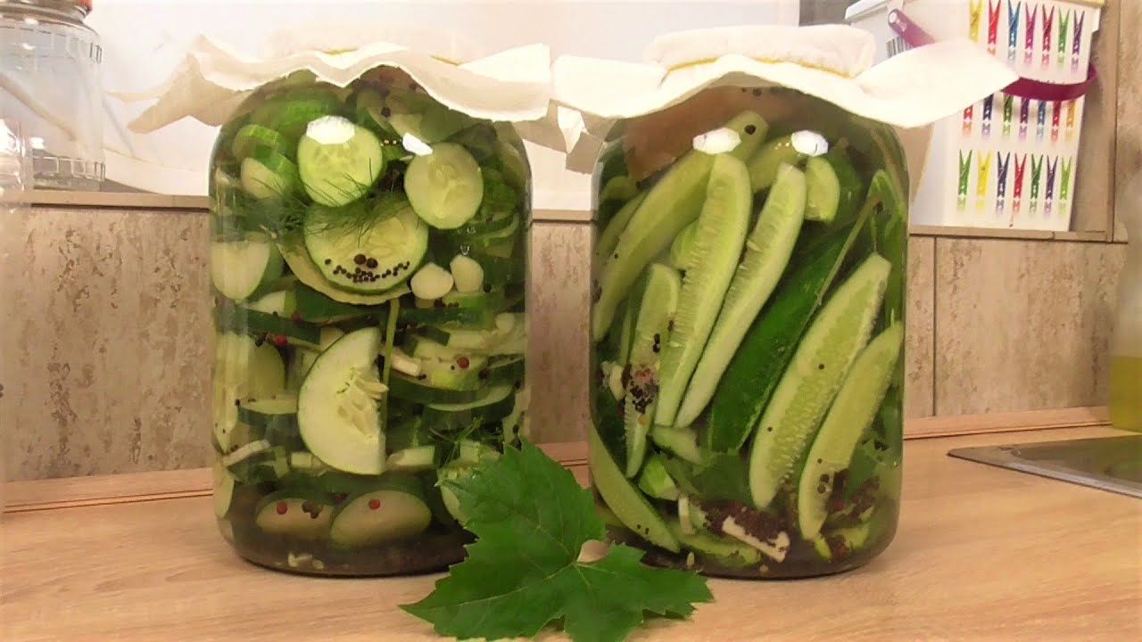 RYCHLOKVAŠKY z přerostlých okurek - jak se povedly krájené rychlokvašky