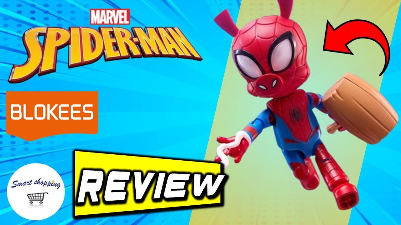 Spider-Ham SPIDER MAN Blokees Marvel Hero Galaxy Series 05 REVIEW | Esta en escala?