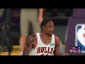NBA 2k22 ps4 gameplay Los Angeles Lakers vs Chicago Bulls
