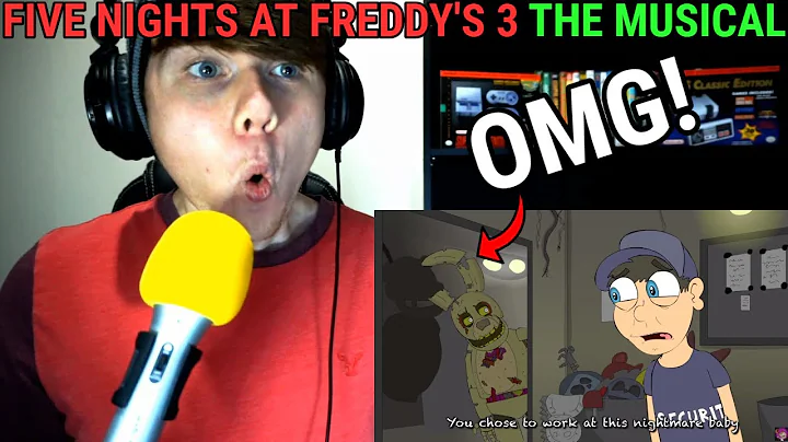 ♪ FIVE NIGHTS AT FREDDY'S 3 THE MUSICAL - Animation Song @lhugueny REACTION!