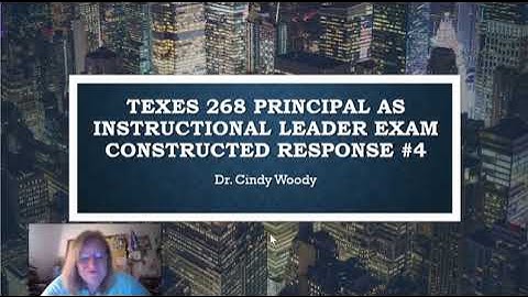 TExES 268 Constructed Response #4