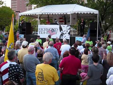 Tax Day Rally, Richmond, VA Karen Cooper.wmv