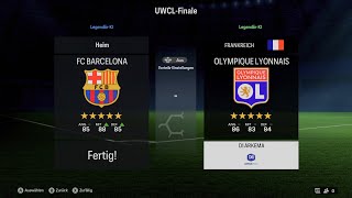 Lets Simulate FC 24 Women's Champions League Finale FC Barcelona VS Olympique Lyon
