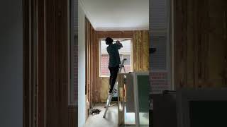 Removing a 48x48 Window and Installing a 36x24 Window
