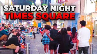 Saturday Night Walk in Times Square (June 2021)