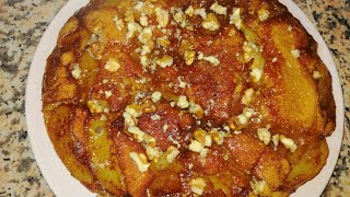 طورطة التفاح في المقلات tarta de manzana y canela