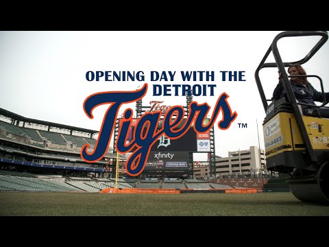 Opening Day with the Detroit Tigers 