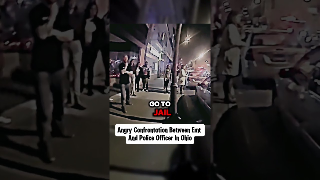 Bodycam Shows Angry Confrontation Between Emt and Police Officer in Ohio!