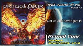 PRIMAL FEAR || 12 || Fight Against All Evil || Letra - lyrics