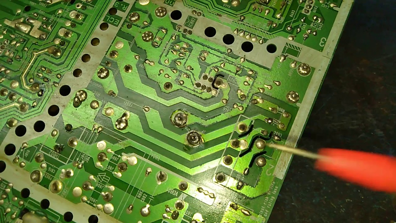 LG TV power problem 120 volt not out YouTube