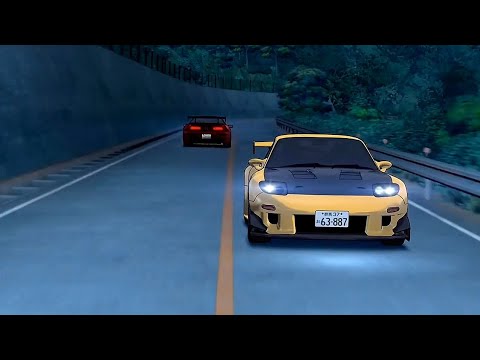 [Initial D Fifth Stage] Final Race Preparations on Tsubaki Line - YouTube