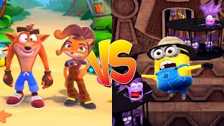 Crash Bandicoot On The Run vs Despicable Me: Minion Rush - Gameplay Walkthrough (60 FPS UHD) screenshot 4