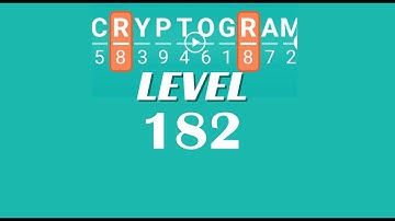 Cryptogram Level 182 Answers ✅ | Go Answer