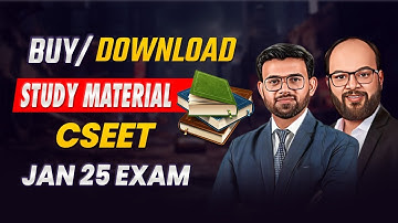 How to Buy or Download CSEET Study Material | CSEET Jan 25 | ICSI Study Material | CS Entrance Books