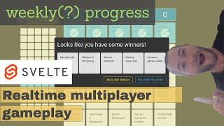 Svelte Realtime Bingo Game Play Flow | Weekly Update #4
