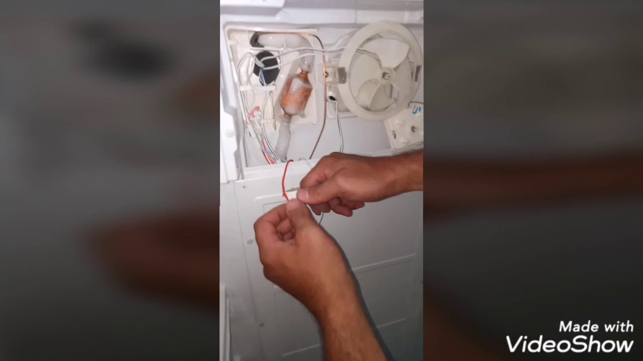 اصلاح عطل نوفرست لديب فريزر توشيبا