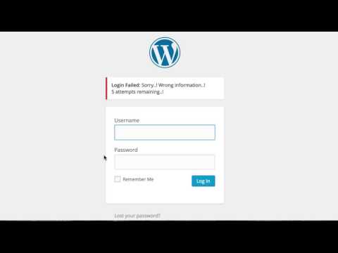 Limit Login Attempts WordPress Plugin