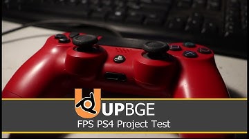 PS4 FPS CHARACTER CONTROLER | UPBGE
