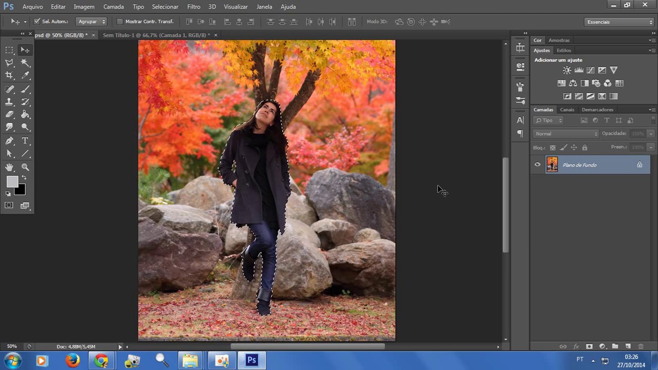 Invertendo Uma Sele o No Phostoshop YouTube