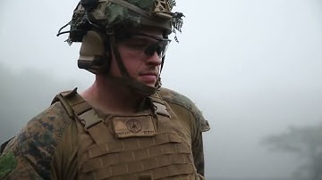 Marines conduct a live-fire drill